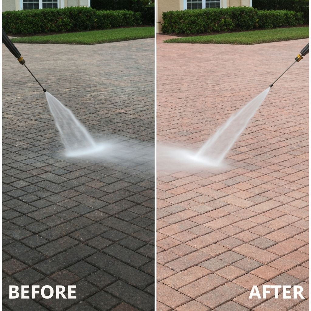 How to Pressure Wash Pavers Without Losing Joint Sand