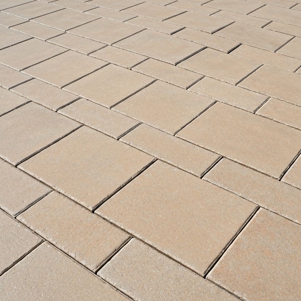 Satin Finish paver sealer example — Florida hardscaping