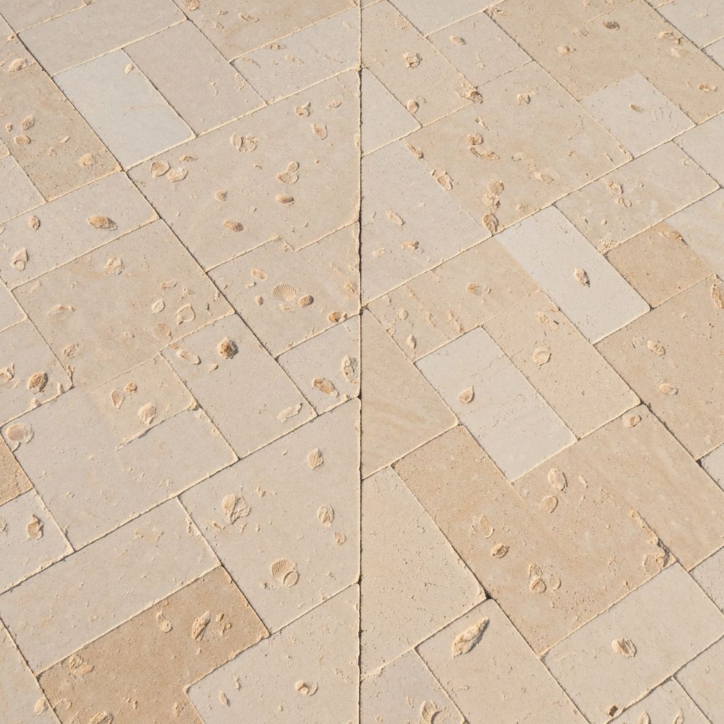 Marble & Shellstone paver pattern — Florida installation example